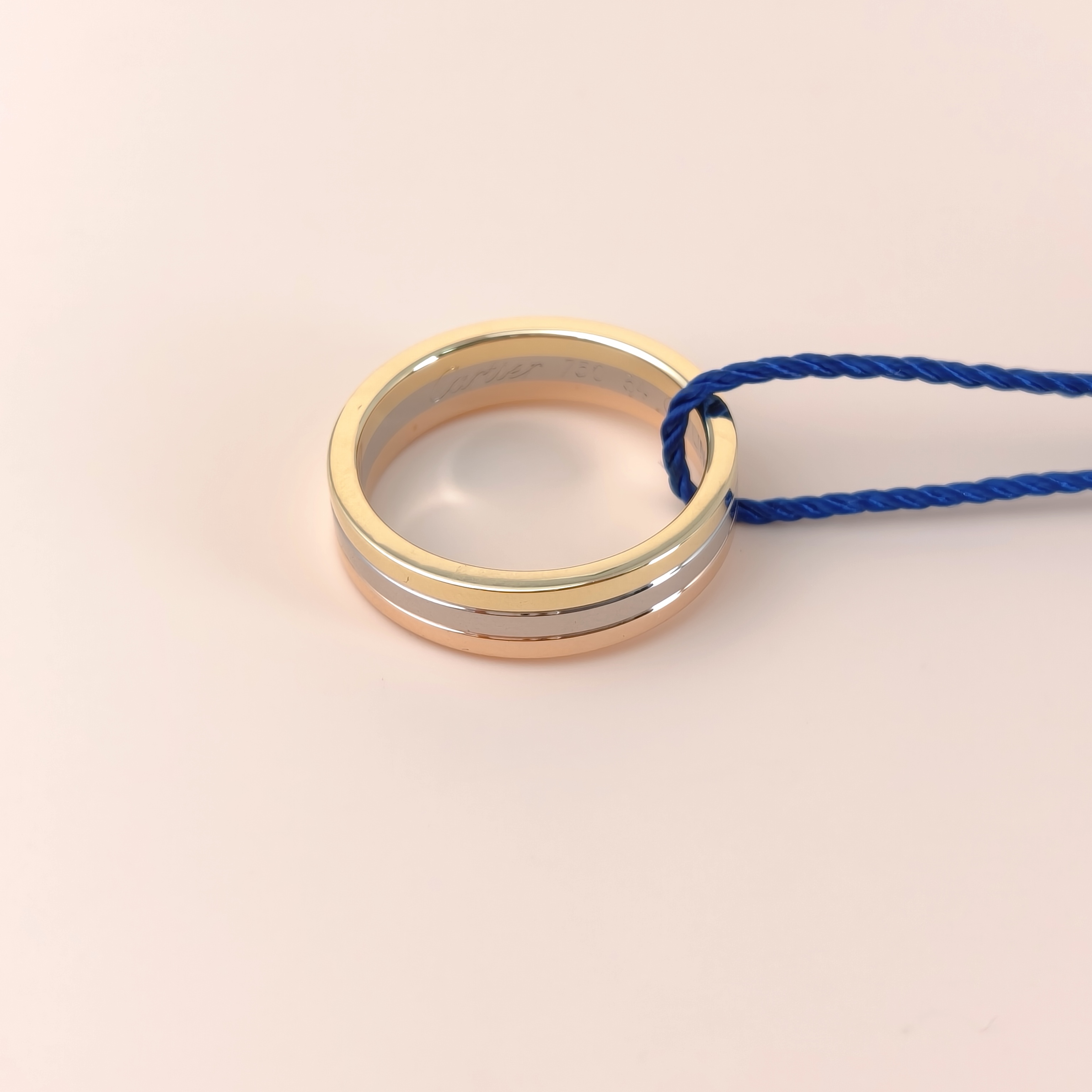 CARTIER Ring Vendôme Louis Collection Ring White Gold Yellow Gold Rose Gold18KW hite Gold Yellow Gold Rose Gold54