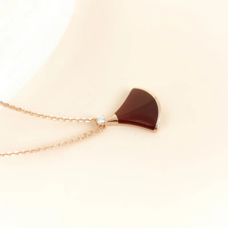 Bvlgari Necklace DIVAS’ DREAM Collection Red 18KR ose Gold Diamond One Size 1.5*40-42 — cover view 5 of 10