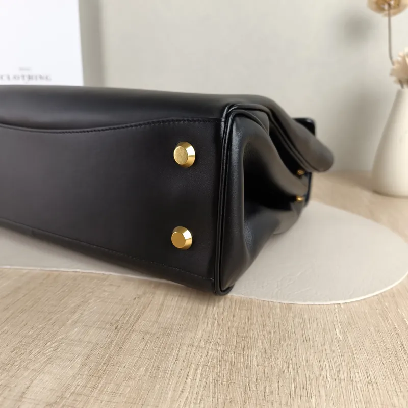 BALENCIAGA Crossbody Bag RODEO Black CC alfskin Medium 35 × 11 × 23.5 cm — detail view 9 of 14