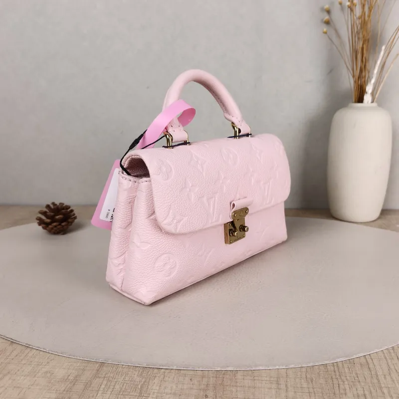 Louis Vuitton Crossbody Bag MADELEINE Pink Calfskin nano 21 × 6 × 12.5 cm — cover view 3 of 5