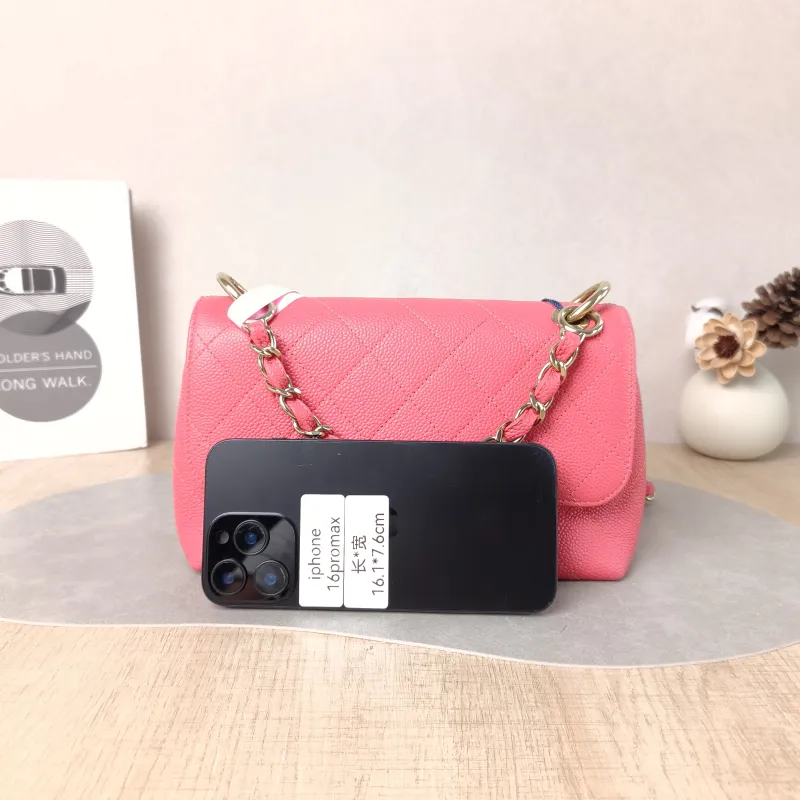 Chanel Crossbody Bag CF Crossbody Bag Red Grained Calfskin One Size 21 × 8 × 13 cm 29 — cover view 2 of 5