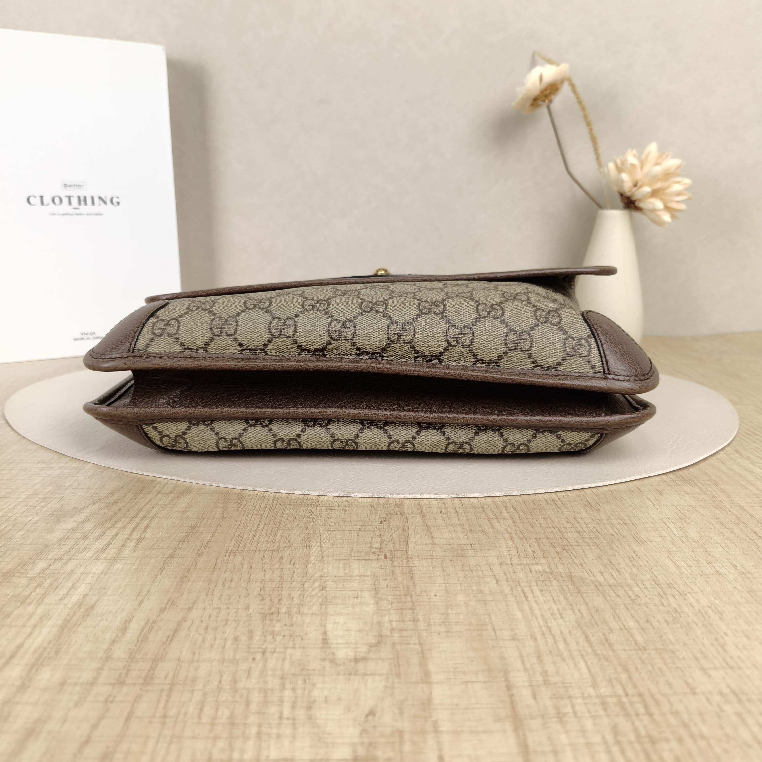 GUCCI Crossbody Bag Neo Vintage Monogram PVC Medium30 × 4 × 22 cm — cover view 6 of 8