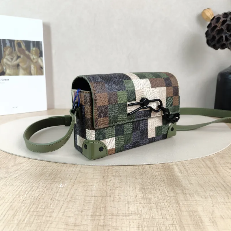 Louis Vuitton Crossbody Bag Steamer Box Green PVC Mini 18 × 6.5 × 11 cm — cover view 2 of 6