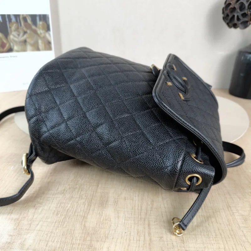 Chanel Backpack vanity case Backpack Black Calfskin One Size 22 × 13 × 25 cm 26 — detail view 8 of 13