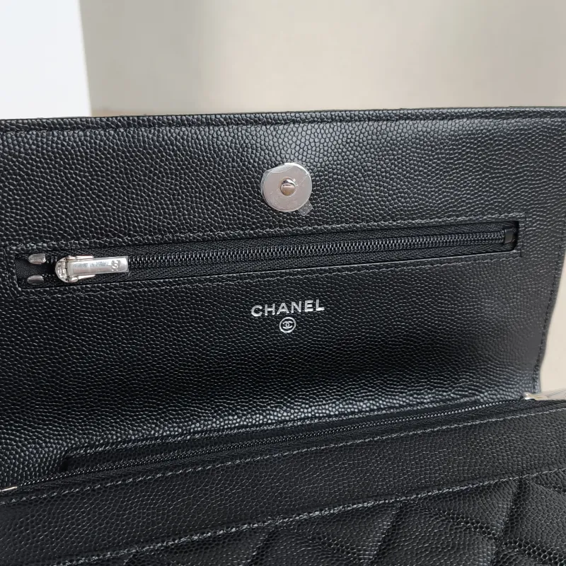 Chanel Crossbody Bag cf woc Black Calfskin One Size 19.2 × 3.5 × 12.3 cm — detail view 7 of 13