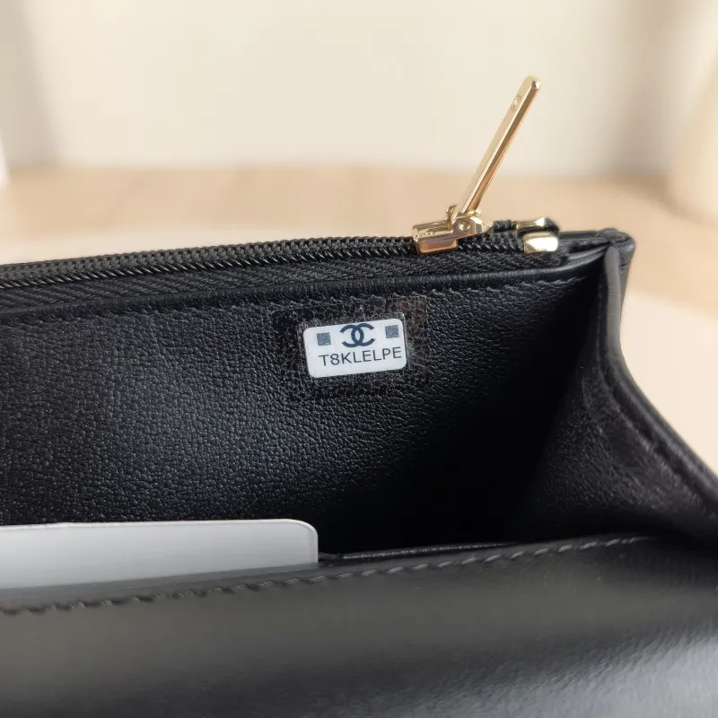 Chanel Backpack 25k Backpack Black Lambskin One Size 18.2 × 5 × 14 cm — detail view 10 of 12