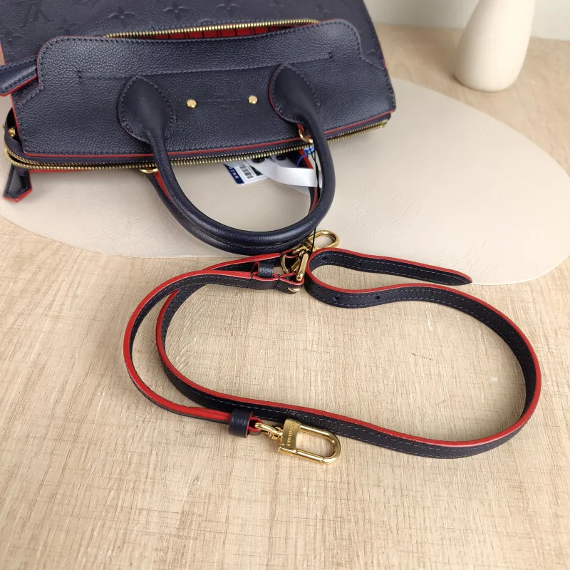Louis Vuitton Top Handle Bag Pont Neuf Top Handle Bag Blue Calfskin 30 × 11 × 24.5 cm — detail view 4 of 12