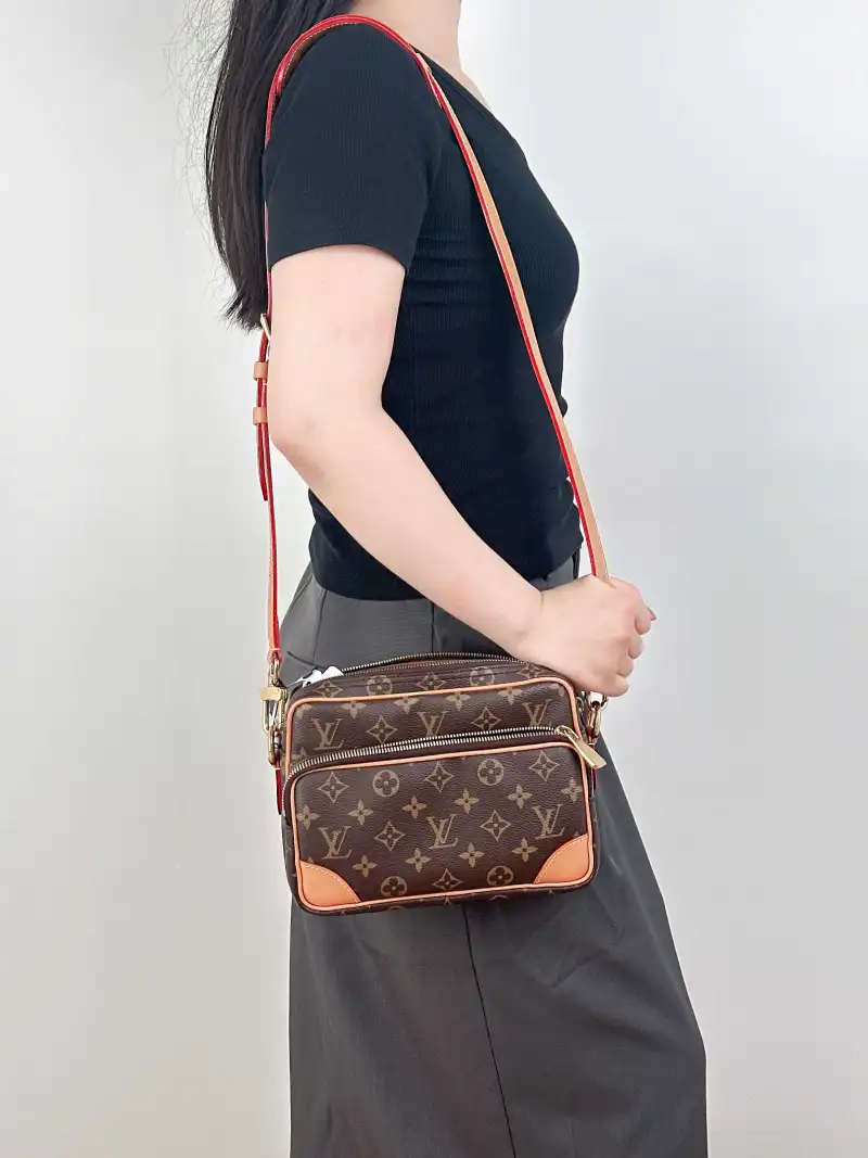 Louis Vuitton Crossbody Bag Nil Messenger Bag Monogram PVC One Size 25 × 11 × 17.5 cm — on-model view 2 of 2