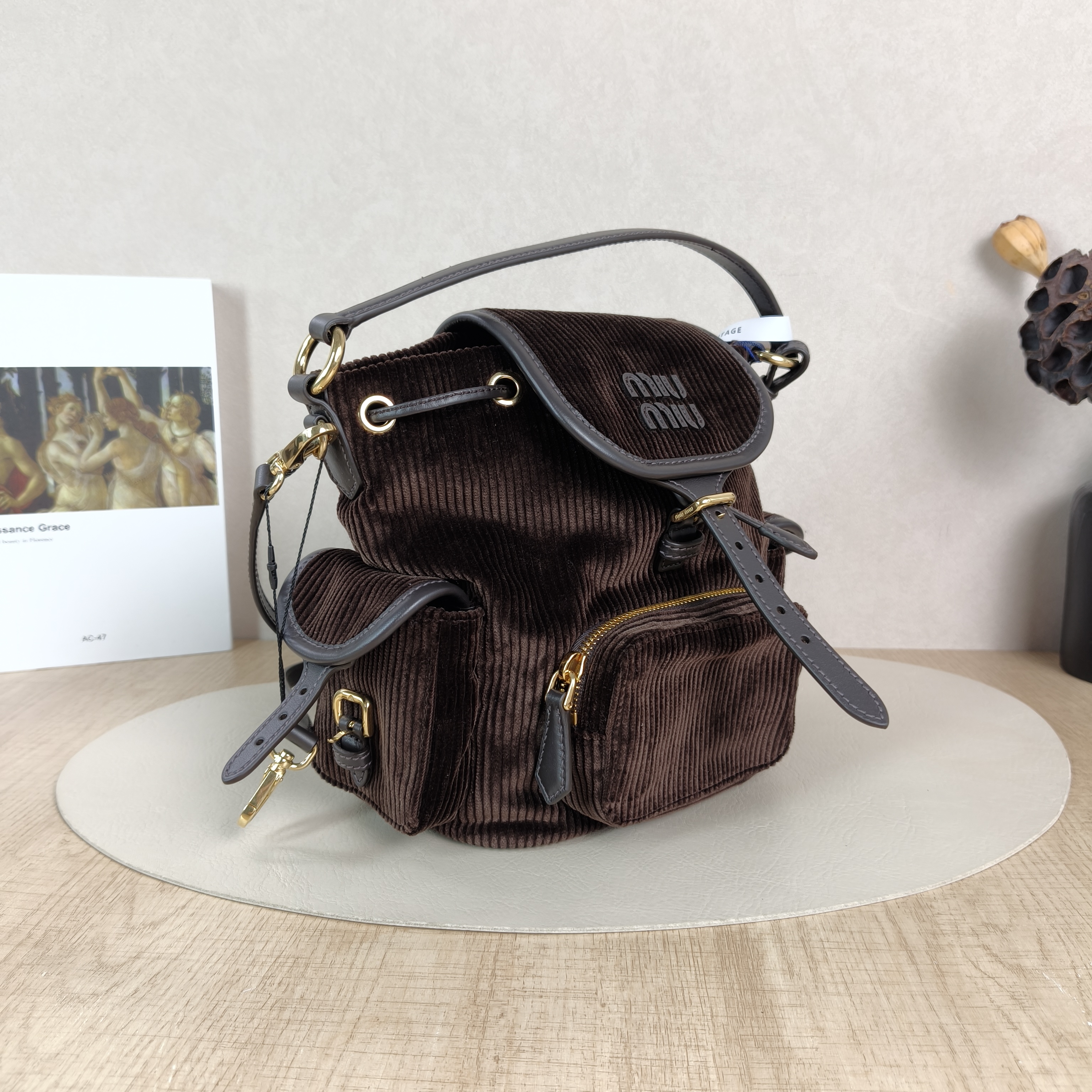 Miumiu Backpack Backpack Small18 × 12 × 21 cm — cover view 3 of 5