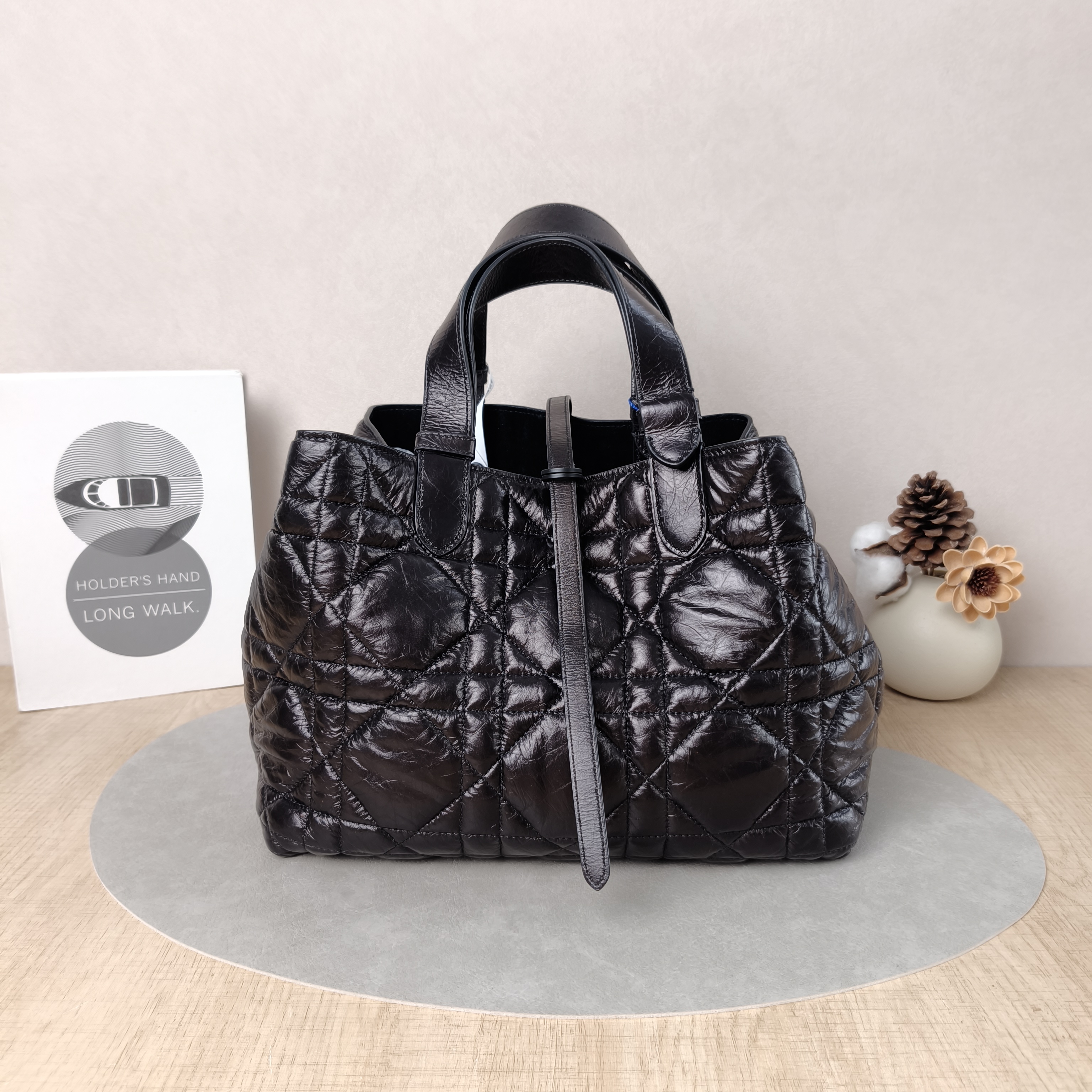 DIOR Top Handle Bag TOUJOURS Waxed Leather Medium28.5 × 17 × 21.5 cm — cover view 2 of 6