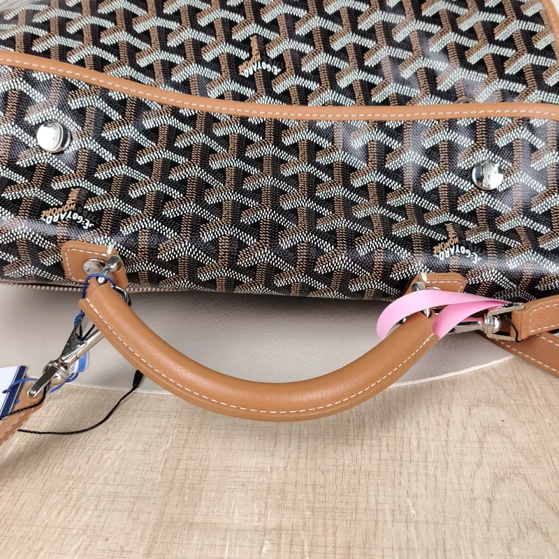 GOYARD Backpack SAINT LEGER Backpack Brown PVC One Size 34 × 15 × 37 cm — detail view 6 of 11