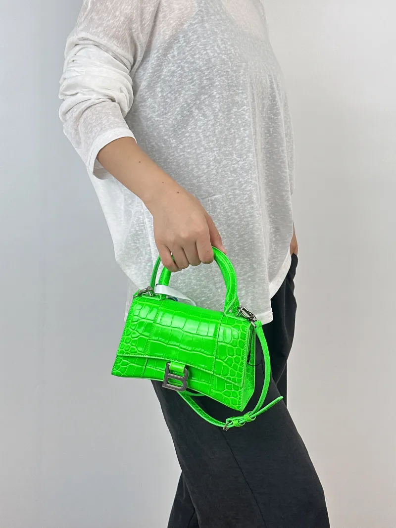 BALENCIAGA Crossbody Bag Hourglass Hourglass Bag Calfskinmini19 × 5 × 12 cm — on-model view 1 of 2