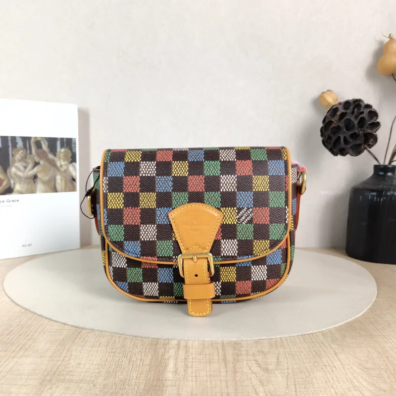 Louis Vuitton Crossbody Bag MONTSOURIS Messenger Bag Brown PVC Small 20 × 7 × 17 cm