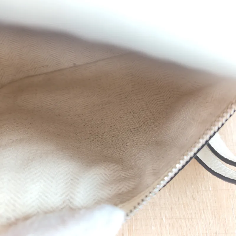 LOEWE Crossbody Bag Puzzle White Calfskin Mini 18 × 8 × 12.5 cm — detail view 11 of 13