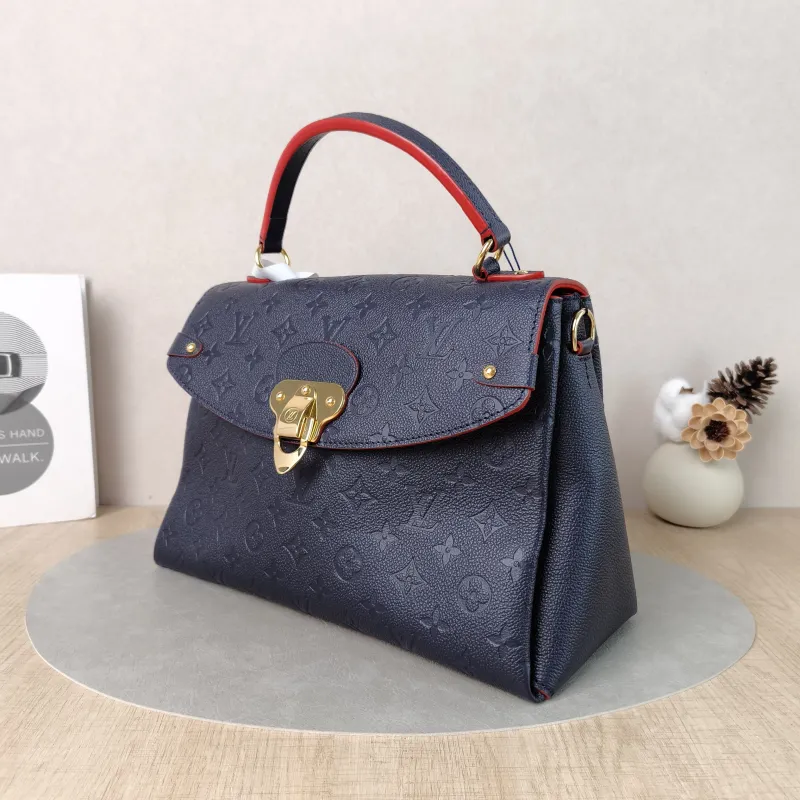 Louis Vuitton Crossbody Bag Georges Blue Calfskin Medium34 × 15 × 22 cm — cover view 2 of 6