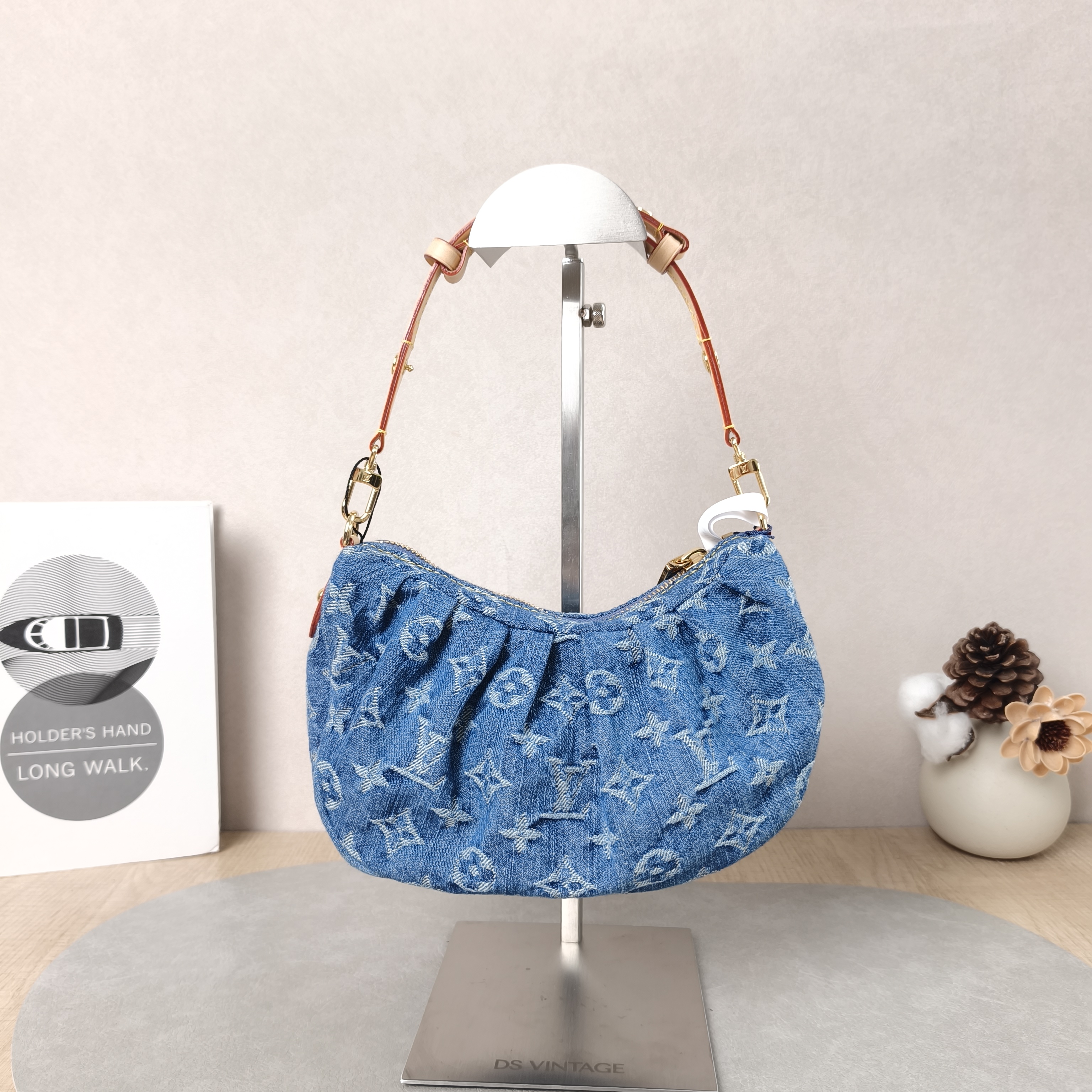 Louis Vuitton Shoulder Bag Pochette Valley Blue One Size21 × 7 × 15 cm