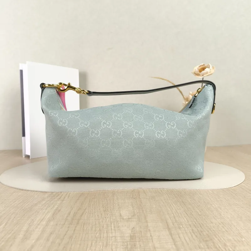 GUCCI Top Handle Bagvanity Vanity Case Bag Green Canvas Medium27.5 × 13 × 14.5 cm — cover view 2 of 5