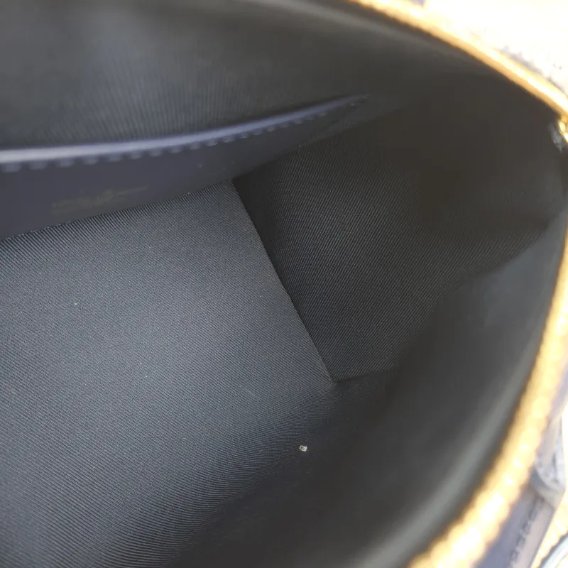 Louis Vuitton Crossbody Bag Speedy20 Grey Calfskin One Size 20.5 × 12 × 13.5 cm — detail view 4 of 10