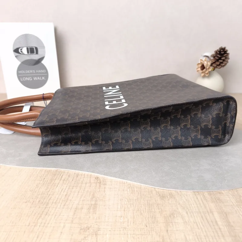 CELINE Crossbody Bag CABAS Monogram PVC Small 28.5 × 8 × 33 cm — detail view 10 of 12