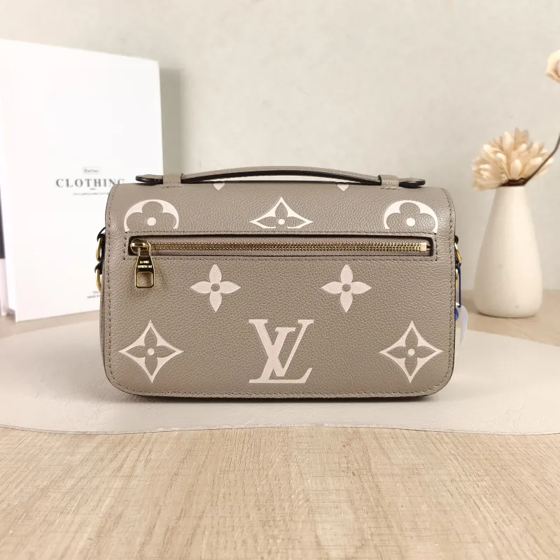 Louis Vuitton Crossbody Bag Pochette Métis East West Empreinte Embossed Calfskin Small21.5 × 6 × 13.5 cm — cover view 4 of 5