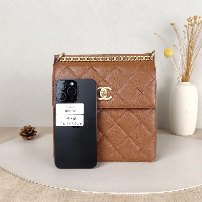 Chanel Backpack23a Backpack Brown Grained Calfskin One Size20 × 7.5 × 21 cm — cover view 5 of 5