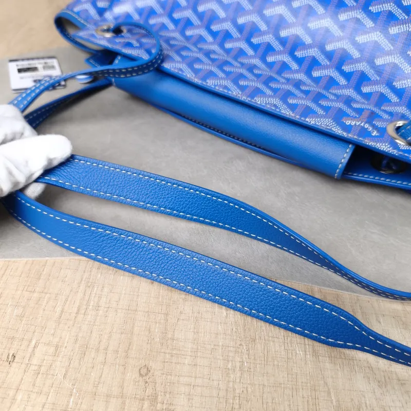 GOYARD Shoulder Bag Rouette Shoulder Bag Blue PVC Small 31 × 14 × 23 cm — detail view 12 of 12