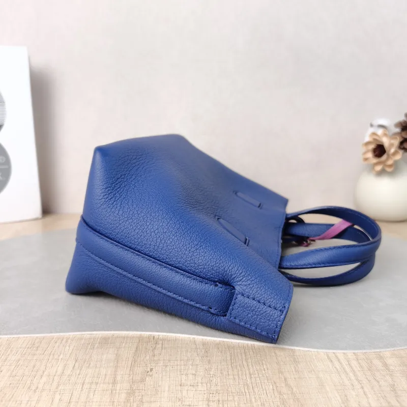 DIOR Top Handle Bag Tote Bag Top Handle Bag Navy Calfskin One Size 21 × 12 × 16 cm — detail view 11 of 13