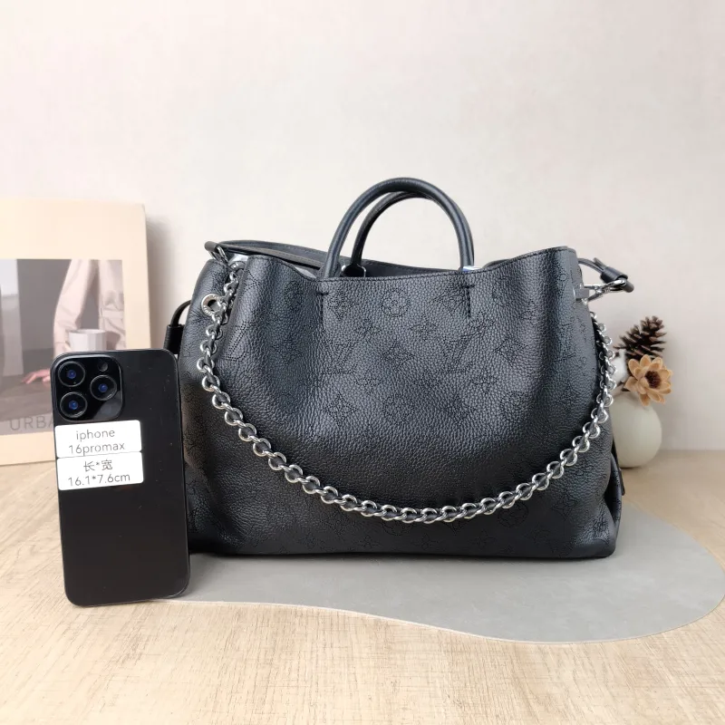 Louis Vuitton Crossbody Bag BELLA TOTE Black Calfskin One Size 32 × 13 × 23 cm — cover view 5 of 5
