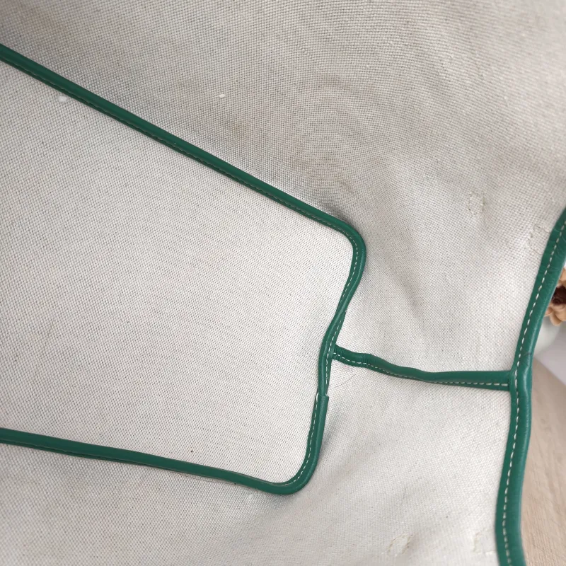 GOYARD Shoulder Bag Chien Gris Tote Bag Green PVC One Size 33.5 × 15 × 27 cm — detail view 13 of 13