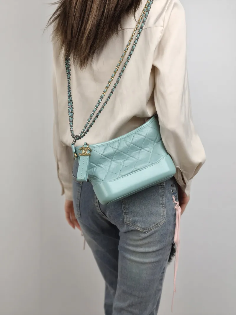Chanel Crossbody Bag Gabrielle Gabrielle Bag Calfskin Small 20 × 8 × 15 cm 28 — on-model view 2 of 2