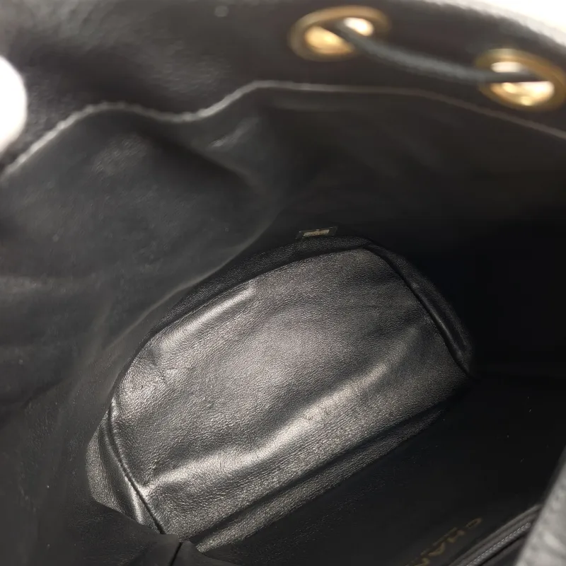 Chanel Backpack vanity case Backpack Black Calfskin One Size 22 × 13 × 25 cm 26 — detail view 13 of 13