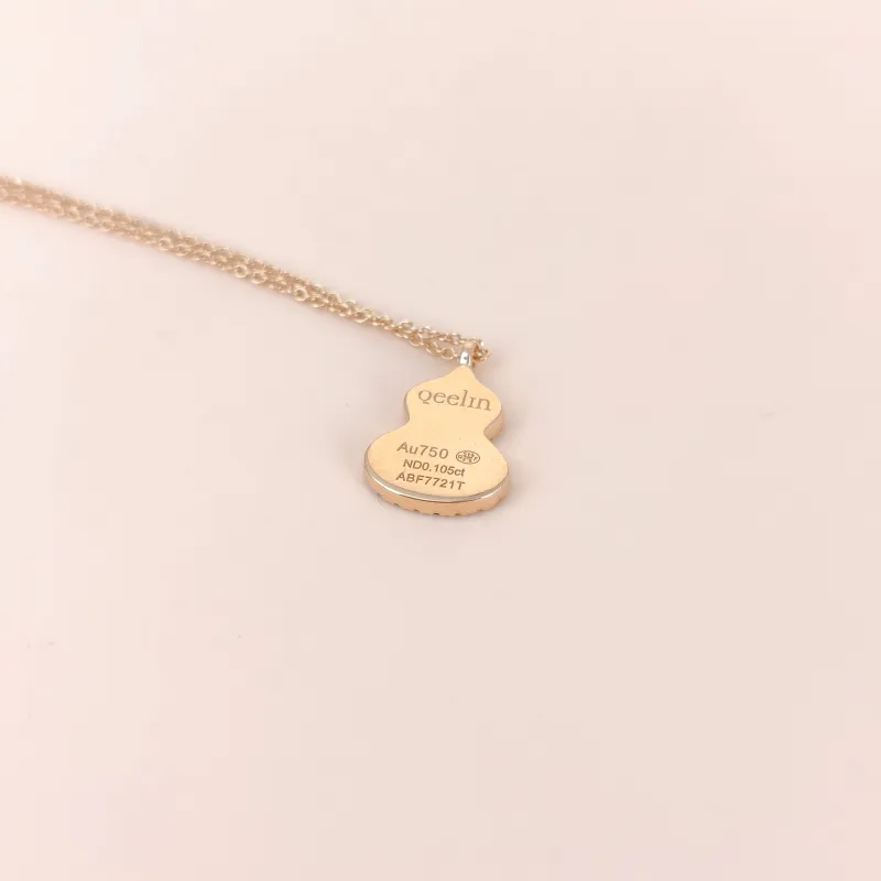 Qeelin Necklace Wulu Collection Necklace Diamond18KR ose Gold One Size 40cm — cover view 5 of 8