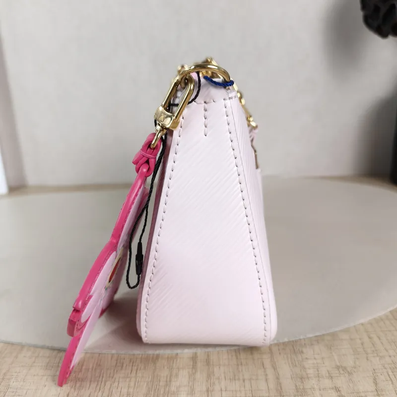 Louis Vuitton Shoulder Bag MARELLINI Pink Epi Embossed Calfskin Mini 19 × 6.5 × 13.5 cm — detail view 7 of 13