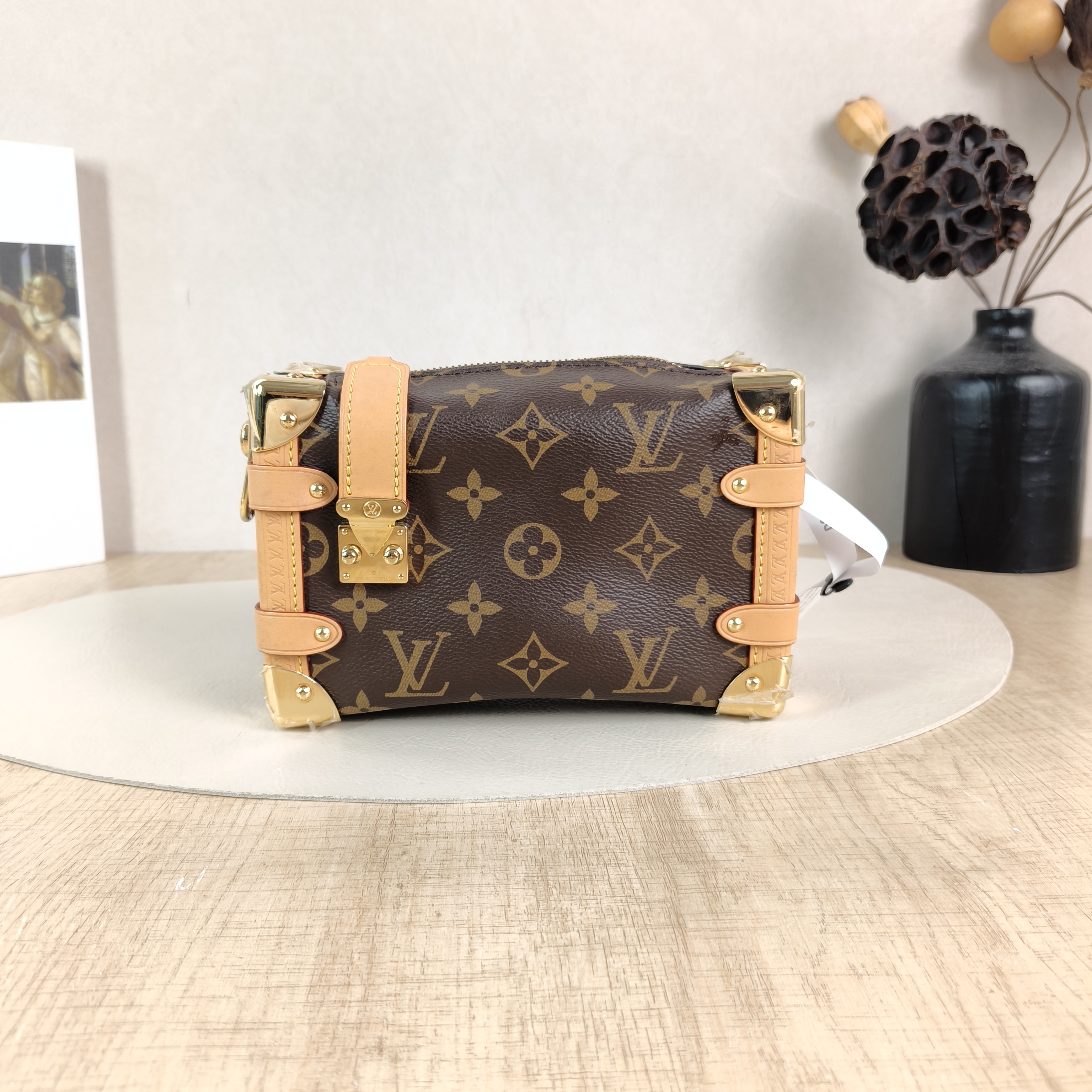 Louis Vuitton Crossbody Bag Side Trunk Box Monogram PVC Small18 × 8 × 12.5 cm