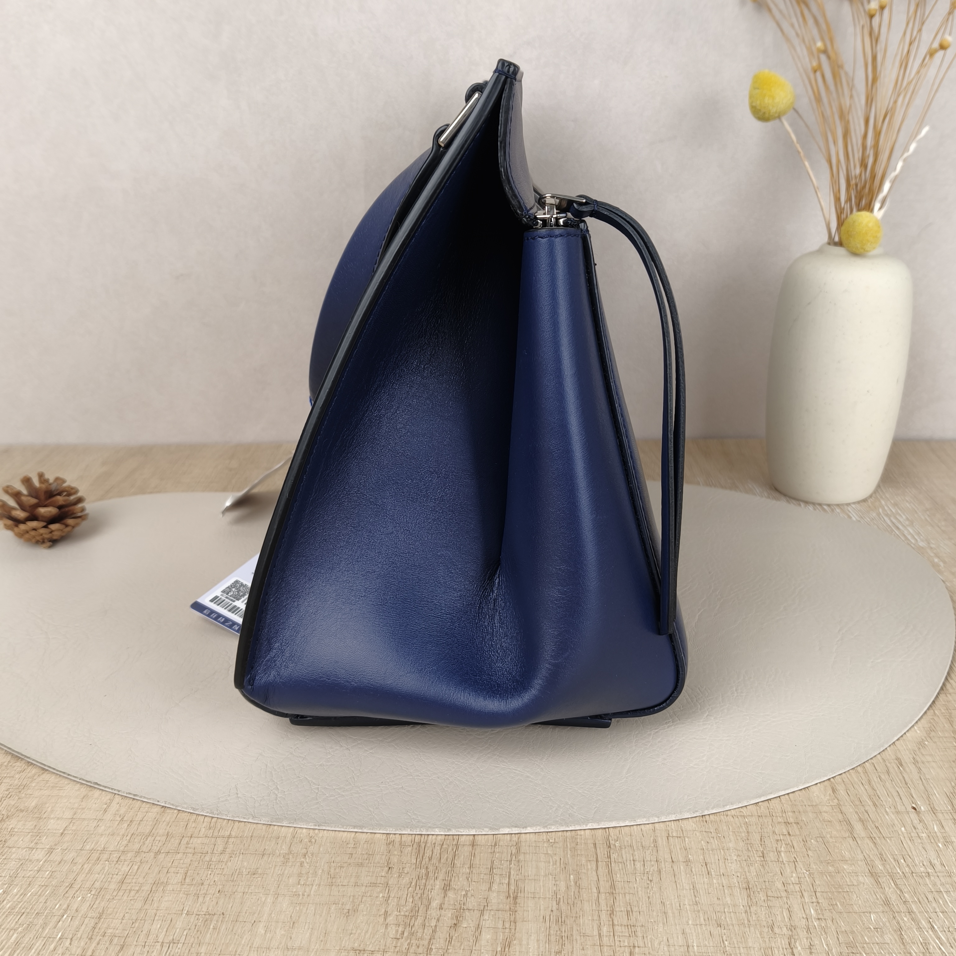 CELINE Bucket Bag Blue Calfskin · 32 × 16 × 24 cm — cover view 7 of 8