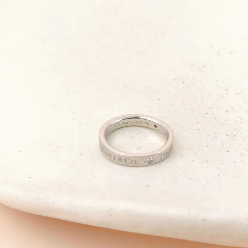 Tiffany&Co. Ring T&CO Silver PT950Diamond One Size 49 — cover view 6 of 9