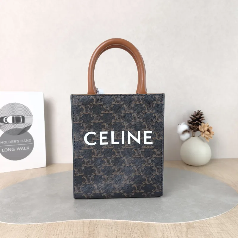 CELINE Crossbody Bag CABAS Mini Monogram PVC Mini 17 × 4 × 20.5 cm