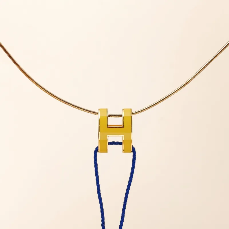 Hermès Necklace Pop HN ecklace Yellow Large42cm