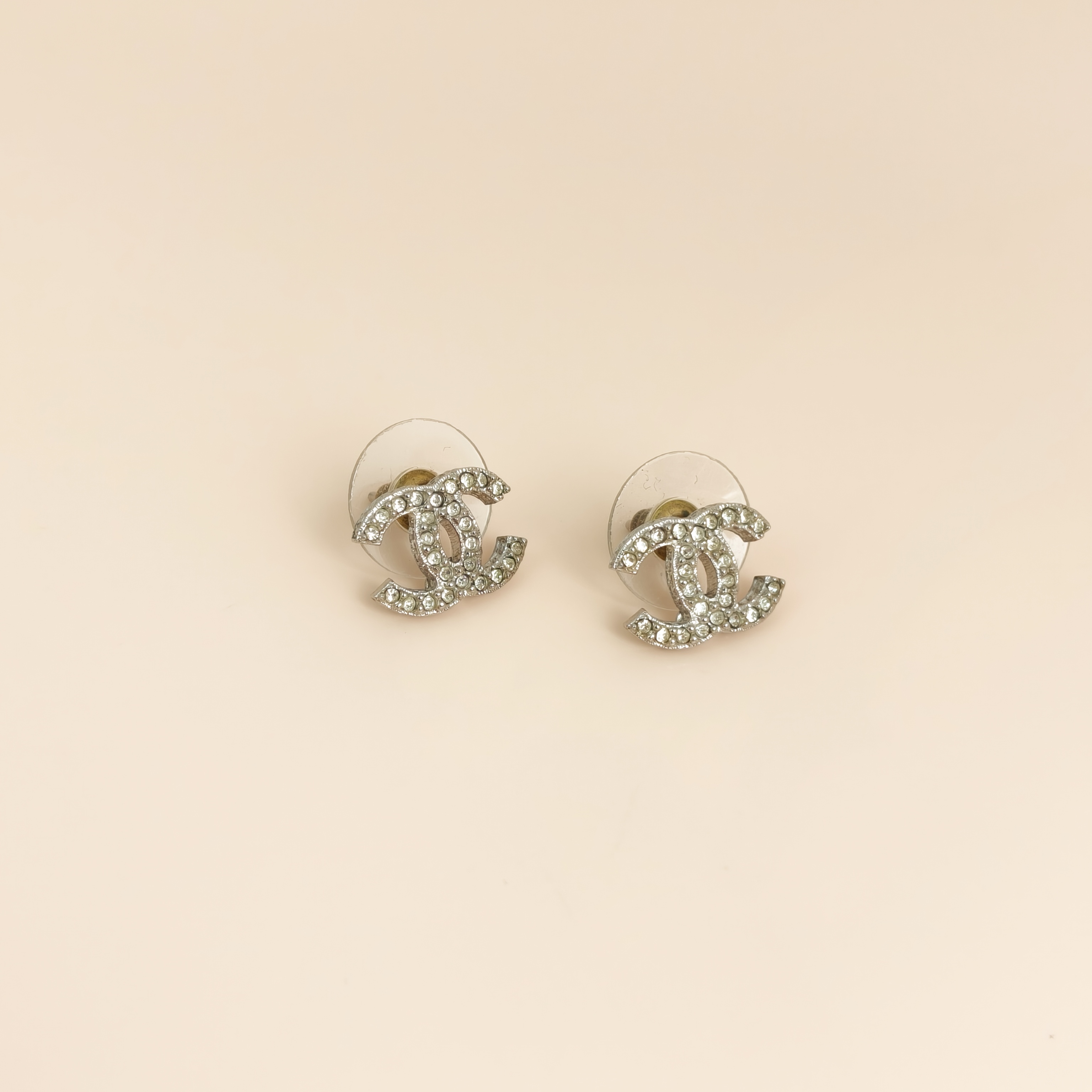 Chanel Earrings c Earrings Silver One Size — cover view 3 of 6
