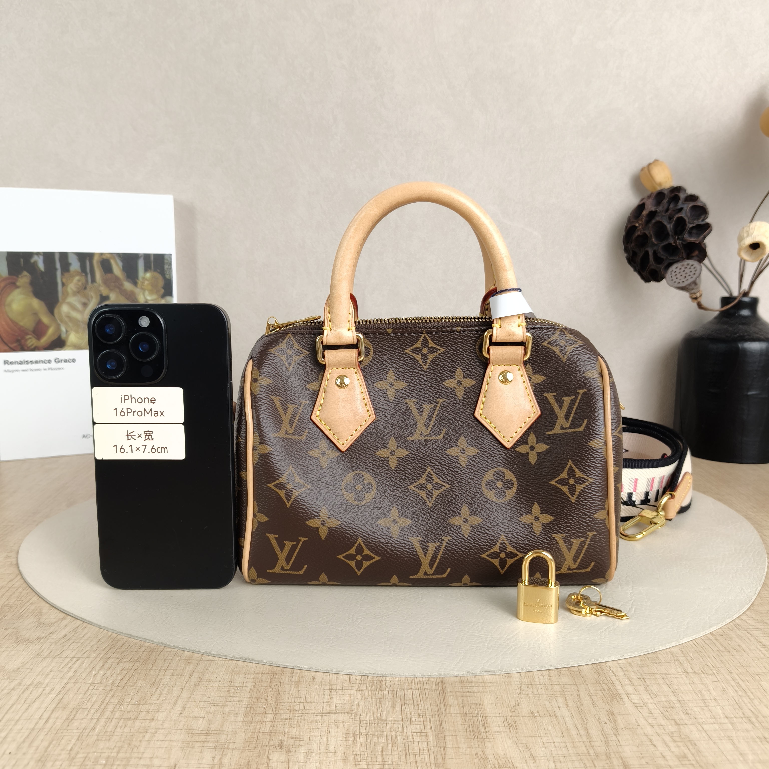 Louis Vuitton Crossbody Bag Speedy20 Shoulder Strap PVC Small20.5 × 12 × 13.5 cm — cover view 5 of 5