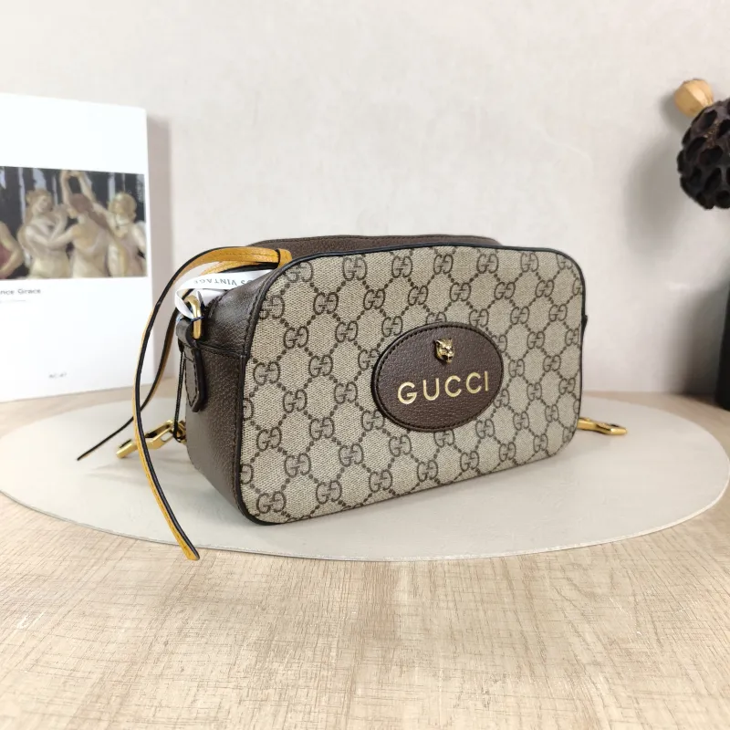 GUCCI Crossbody Bag Neo Vintage Camera Bag Monogram PVC Medium 24 × 7 × 14.5 cm — cover view 5 of 5