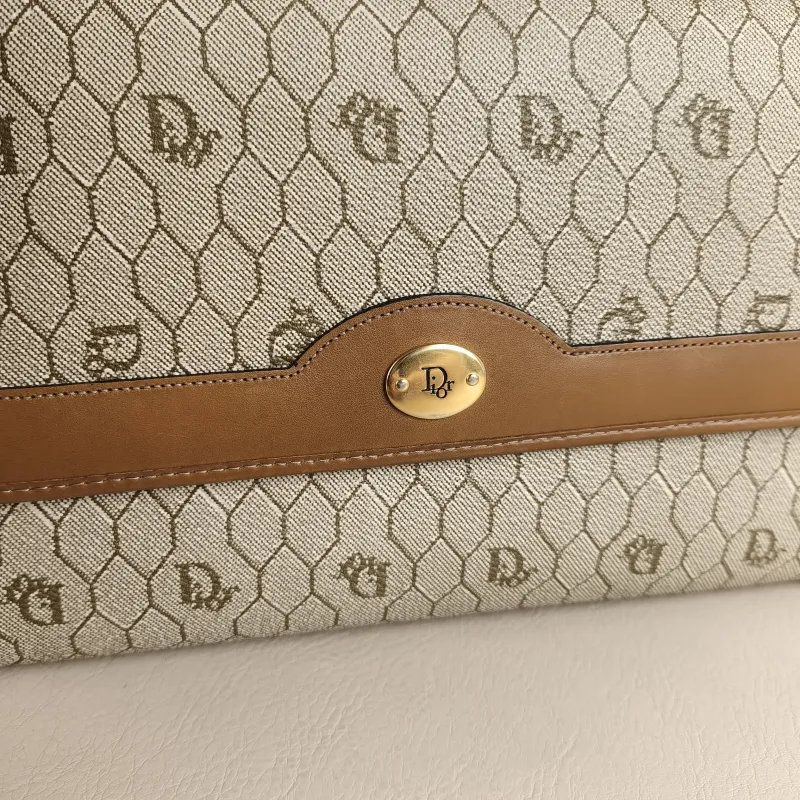 DIOR Shoulder Bag Shoulder Bag Brown PVC One Size 28 × 4 × 17 cm — detail view 1 of 11