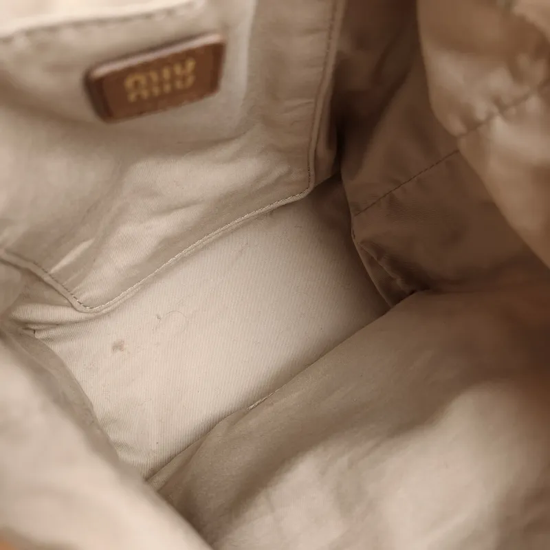 Miumiu Backpack Backpack Colorblock Medium 18 × 11.5 × 22 cm — detail view 7 of 11