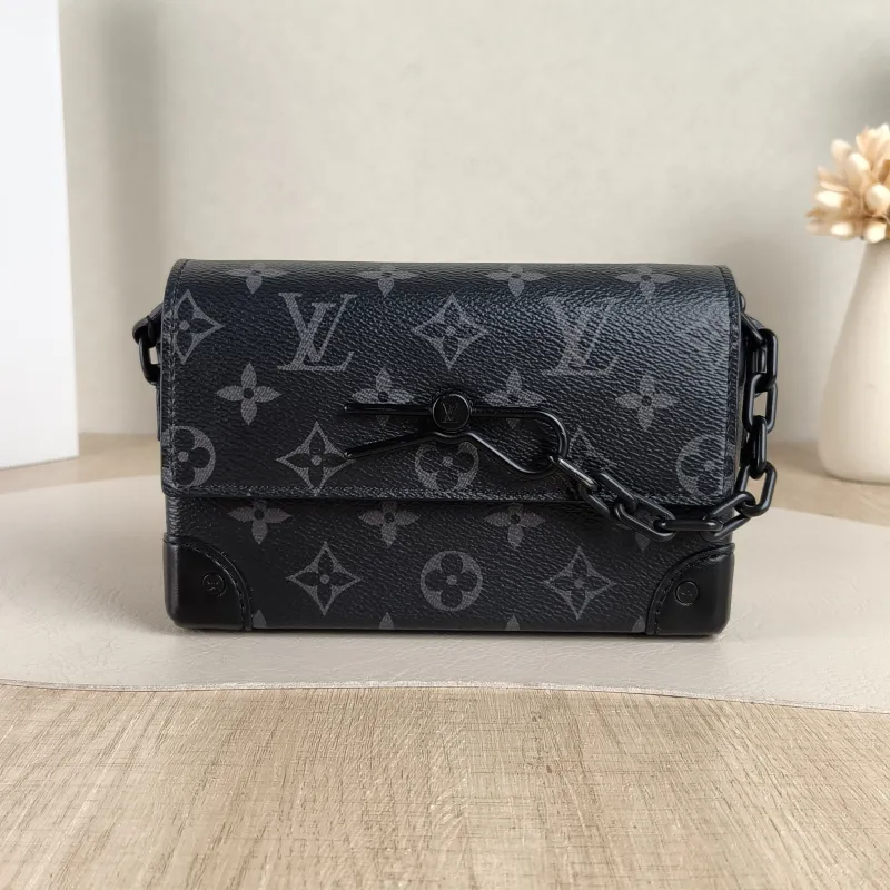 Louis Vuitton Crossbody Bag Steamer Box Monogram PV Cmini18 × 6.5 × 11 cm