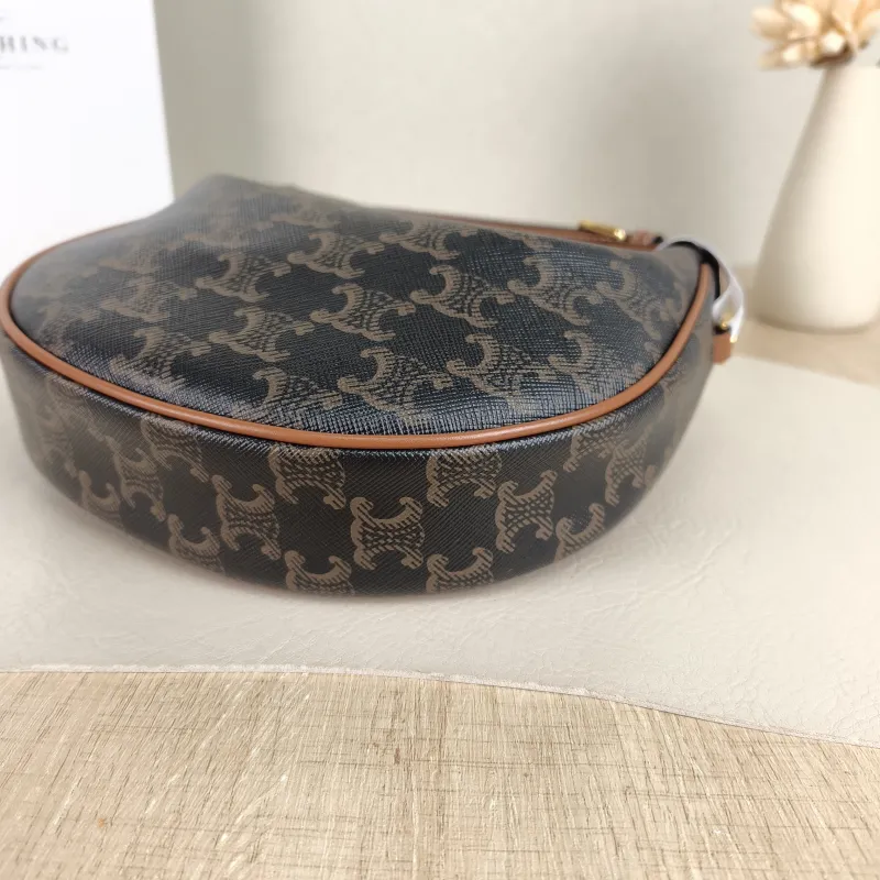 CELINE Crossbody Bag TEEN LULU hobo Monogram PVC 21 × 5 × 18 cm — detail view 1 of 9