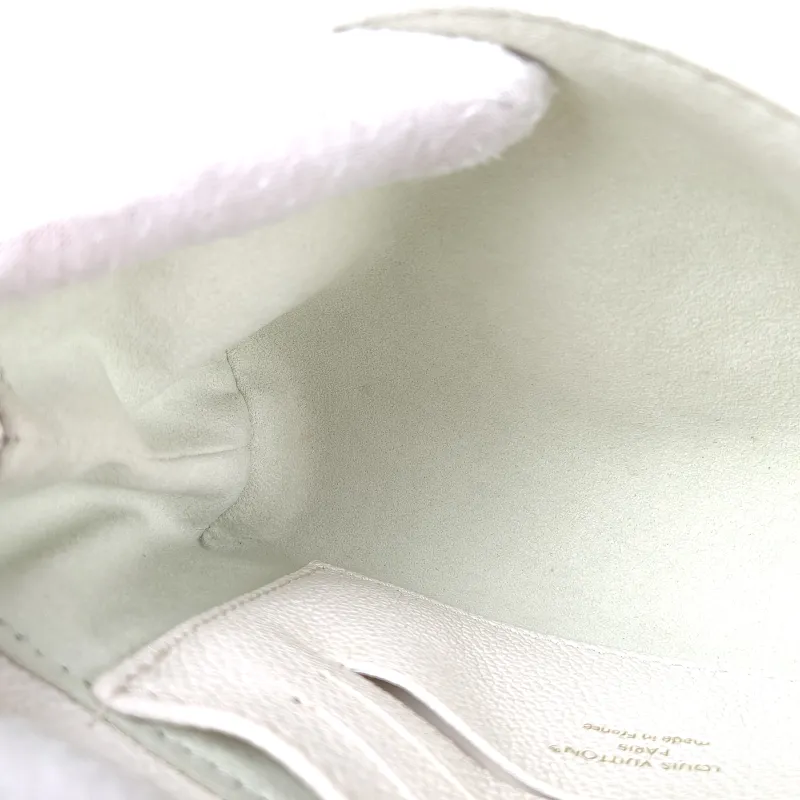 Louis Vuitton Crossbody Bag MADELEINE White · Green Calfskin nano 21 × 6 × 12.5 cm — detail view 6 of 11
