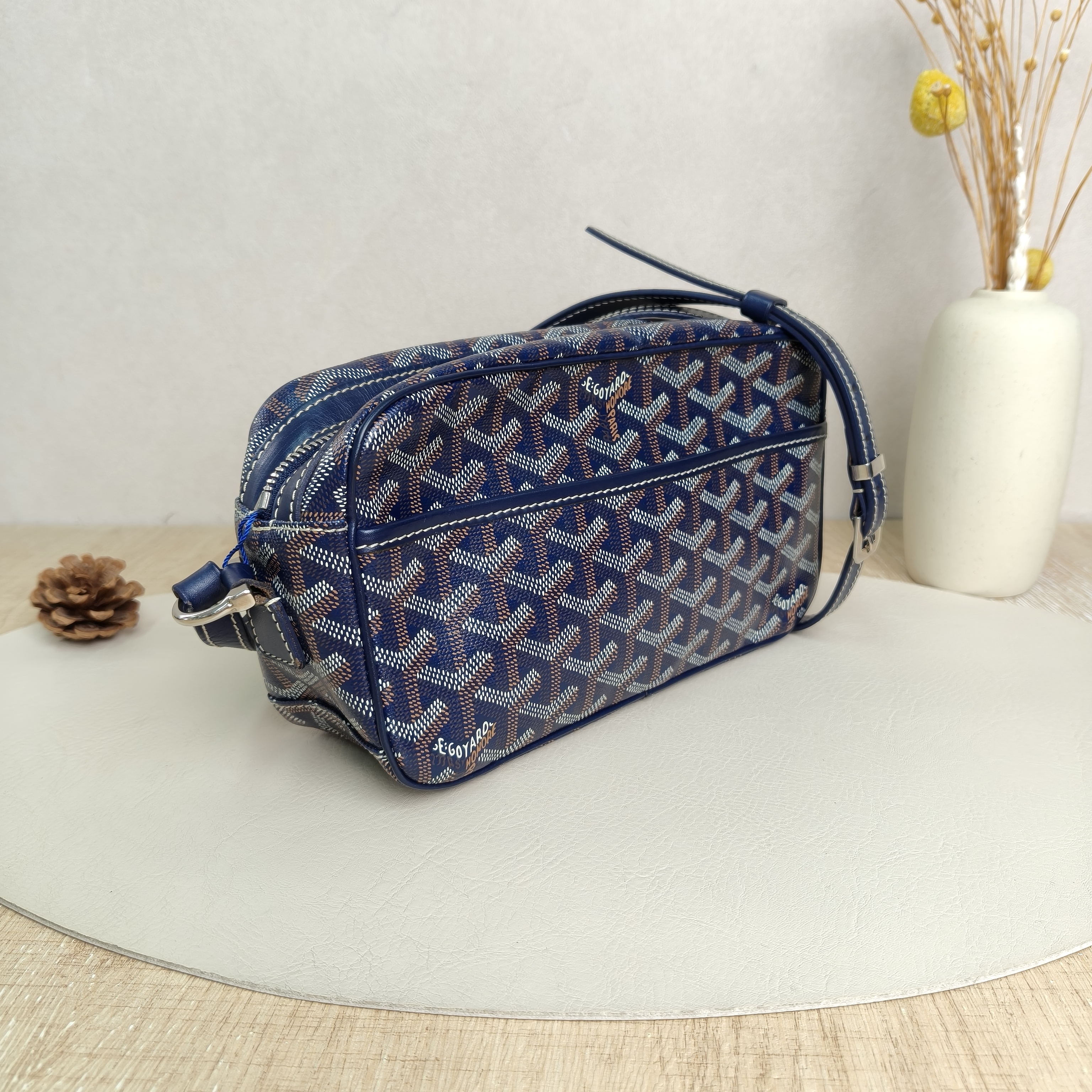 GOYARD cap-vert Camera Bag Small Bluepvc · Dust Bag · 22 × 6.5 × 13 cm — cover view 11 of 11