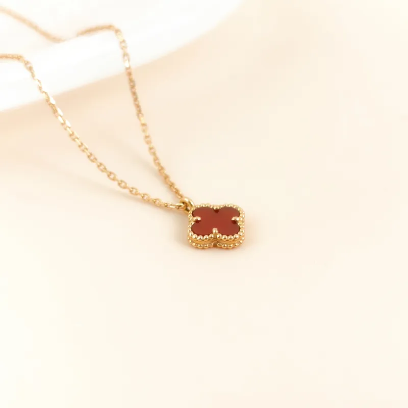 Van Cleef & Arpels Necklace Alhambra 18KY ellow Gold Sweet Mini38.5cm — cover view 3 of 8