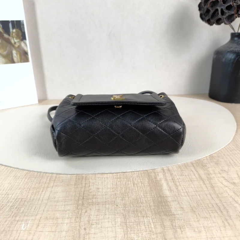 SAINT LAURENT Crossbody Bag NOLITA Black SL ambskin Mini 18 × 6 × 13 cm — cover view 3 of 5
