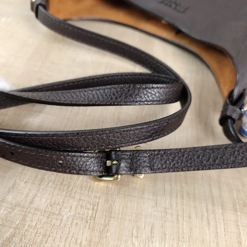 Miumiu Crossbody Bag logo Brown Calfskin One Size 16 × 7 × 17 cm — detail view 8 of 10